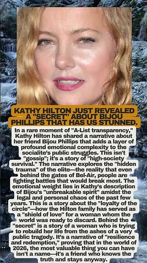 Kathy Hilton EXPOSES Bijou Phillips Secret! #kathyhilton