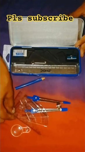 unboxing geometry box.what's in a Doms instrumental box #unboxing #shorts #box #artist #art #maths