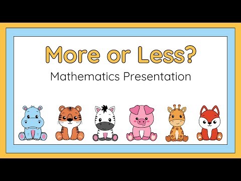 More or Less | Math Presentation | Nursery Rhymes for Kids | Little Pineapple Bun