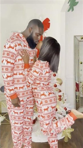 MATCHING CHRISTMAS ONESIE LOVE 🎄✨#ootd #couple #christmas #love #fashion #wife #husbandwife