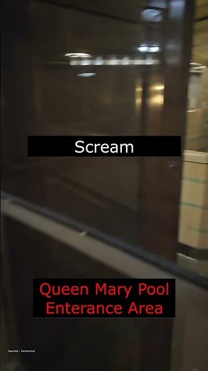 Queen Mary Pool Ghost "Jackie" heard loud and clear!