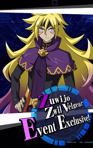 Duelists! Unlock Zuwijo Zwil Velgear in #YuGiOhDUELLINKS and get the new UR card "Voidvelg Tyrfing"! Check in-game for more details. | Yu-Gi-Oh Duel Links