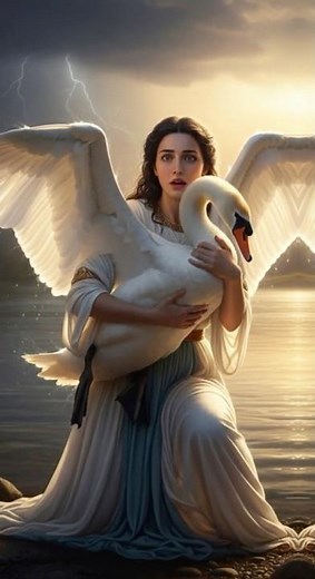 Zeus Turned into a Swan to Seduce a Woman