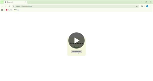 JavaScript DOM Project: Add Friend Toggle Functionality | KOVURU RAMYA posted on the topic | LinkedIn