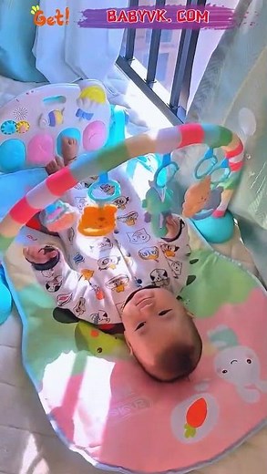 Baby Play Gym: Engage Baby’s Hands, Feet and Curiosity #BabyPlay