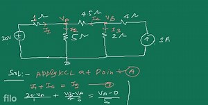 2 Use Nodal Analysis to find currents in different resistances ... | Filo