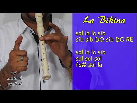 La Bikina Tutorial Flauta Dulce