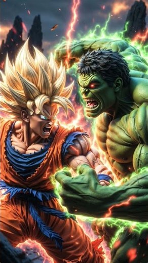 pawor of goku and hulk