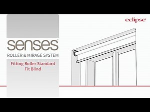 How to fit a Senses Roller Standard Fit Blind
