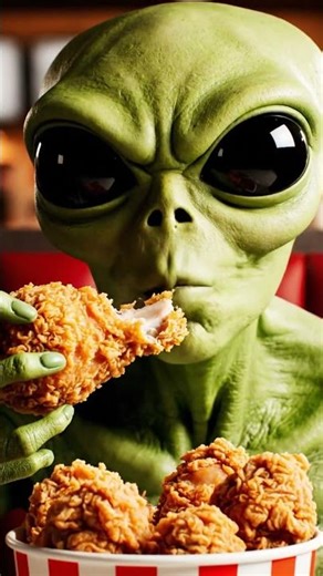 First Meal on Earth Alien Style