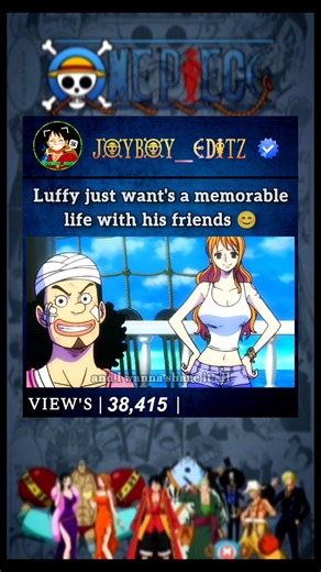 | Luffy just want's his friend's 👒 | #nami #usopp #zoro #sanji #luffy #shorts