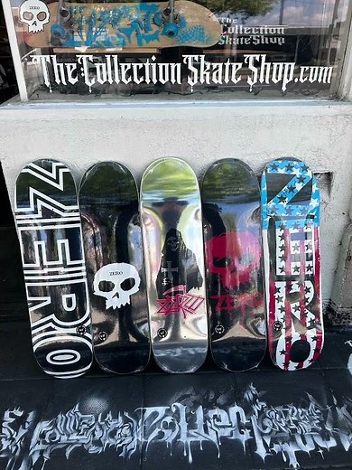 Closer look at the new Zero Skateboards decks