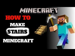 How to make stairs in Minecraft || minecraft main stairs kaise banaye