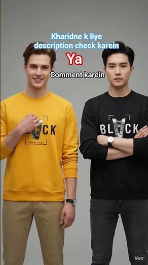 Yellow ☀️ vs Black 🌙: Best Long-Sleeve T-shirts For Men! #shorts