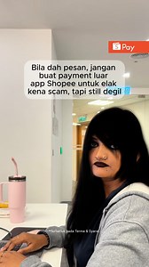 690K views · 776 reactions | ⚠️ Hati-hati geng! Semua transaksi atau bayaran kena buat dalam app Shopee je, jangan sampai kena scam! 惡‍♂️ Shopee takkan pernah menggunakan ejen meminta bayaran guna QR luar dari app, okay. Jangan mudah percaya! Admin dah pesan banyak kali, tapi masih ada yang terkena. ‍ Jadi, tolonglah alert sama-sama! Nak tahu lebih lanjut? Klik sini  https://shopee.com.my/scam-awareness #SPayLaterMY #ShopeePayMY #ShopeeMY | ShopeePay | Facebook