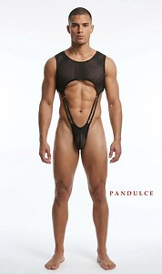 Men's Exotic Sheer Mesh Bodysuit - Etsy