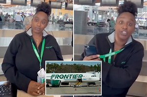 Frontier Airlines agents jeer at passenger after hitting him with surprise fee: ‘You thought you were gonna get on your flight?’