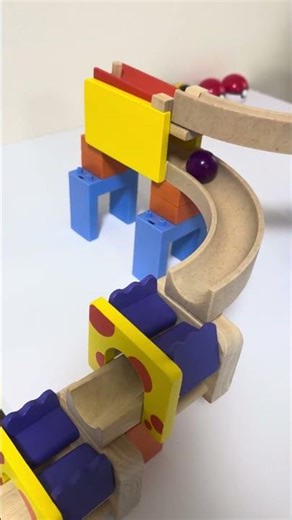 Marble Run☆Trix Track and HABA mixed course 1 #マーブルラン #marblerun #marblesrace #ビー玉転がし #TrixTrack