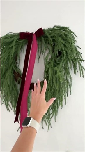 Realistic Norfolk Wreath from Walmart
