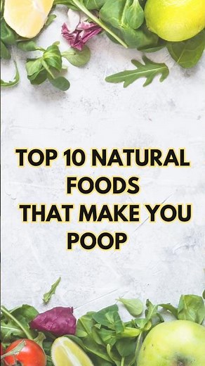 Top 10 natural foods that make you poop. #health #guthealth #constipationrelief