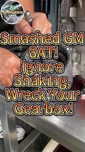 Cadillac ATS 8L45 Disaster Shattered Clutch Drum Wrecks Transmission #mechanics #gearbox