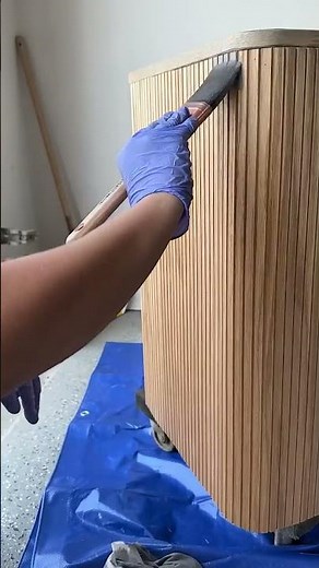 IKEA Besta Cabinet Hack - Turns into designer fluted console table