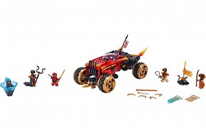 乐高 LEGO 70675 幻影忍者 凯的沙漠地形勘探车 拼搭搬砖视频