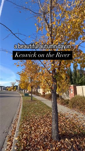 We couldn’t have asked for a better autumn day on this Thanksgiving long weekend! 🍂 Don’t worry, you can still get out there and enjoy it! Take a walk through Keswick on the River and experience the sights, sounds, and colours of fall in Edmonton’s southwest river valley community! #yeg #yeghomes #edmonton