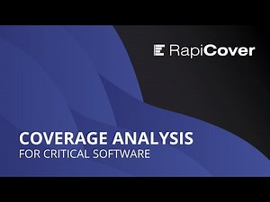 Structural coverage analysis with RapiCover
