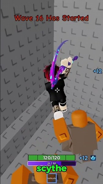 BROKEN Galactic Scythe Glitch in Survive Zombie Arena! 😱 #roblox #survivezombiearena #shorts