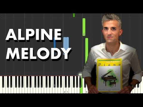 Alfred's Basic Piano Library Level 3 Lesson Book: "Alpine Melody" Synthesia Tutorial