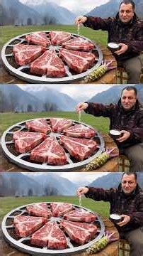 Beef T-Bone Steaks Finished with Hot Wasabi Yakiniku Sauce #shorts #beef #bbq #steak #grill #roast