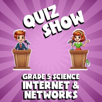 Internet & Networks QUIZ SHOW Science Game - No Prep Grade 5 Review
