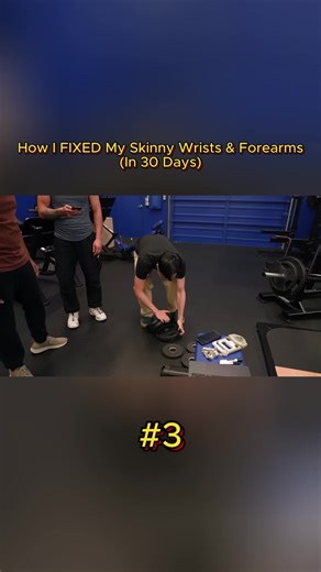 How I FIXED My Skinny Wrists & Forearms (In 30 Days) #forearmworkout #gymtips #fitnesshacks #workouttransformation #bodygoals