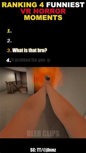 RANKING THE FUNNIEST VR HORROR MOMENTS #gamingclips #horrorgaming #gaming #jumpscare #vrhorror