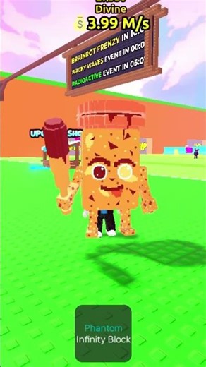 let's open infinity lucky block #roblox #gaming #escape Tsunami for brainrots