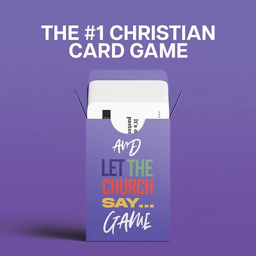 Christian Conversation Card Game -and Let the Church Say Game - Etsy