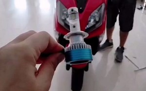 摩托车led灯泡安装教材