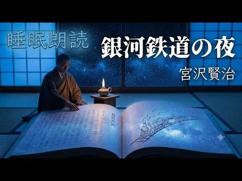 【睡眠朗読】銀河鉄道の夜の読み聞かせ（宮沢賢治）
