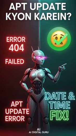 APT Update Kyon Nahi Ho Raha? 😱 | Fix Date & Time Error