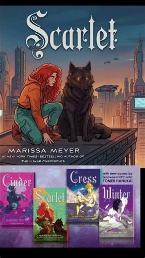 The Lunar Chronicles: Scarlet, A Modern Retelling of Little Red Riding Hood