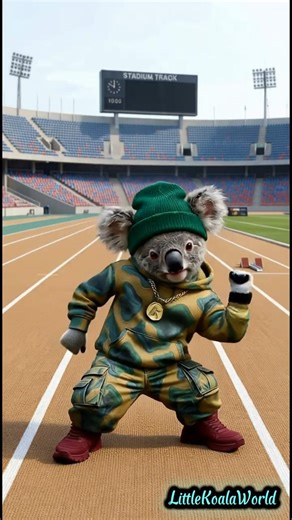 Cute koala dancing with "Born to Be Alive" rhythm 🐨❤️ #koala #dance #funnyvideo