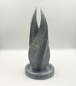 Silver Dead Space Marker - Alien Obelisk - Artifact - Hand Painted - Etsy