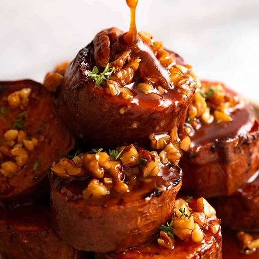 Love buttery, roasted sweet potatoes? Well today, we’re raising the bar and making them FONDANT style! https://www.recipetineats.com/fondant-slow-roasted-sweet-potatoes | RecipeTin
