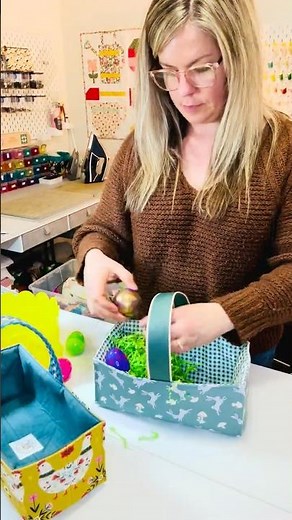 Quick Easter Basket You Can Sew in About an Hour (Beginner Friendly)