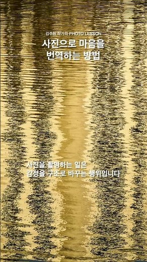 사진으로 마음을 번역하는 방법 #사진강의