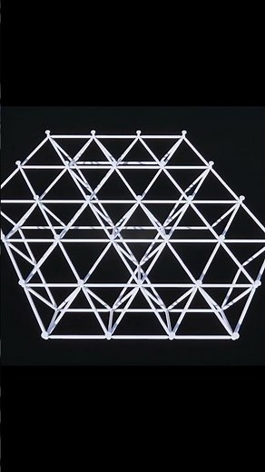 Triangular Pyramidal Space Frame Structure #spaceframe #roofdesign