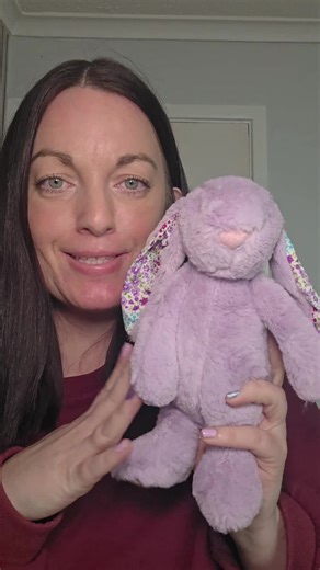 The cutest Easter plush rabbit! 😍 #tiktokmademebuyit #springsale #spotlight #toys