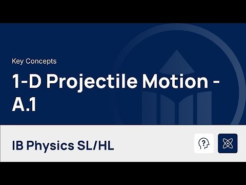 1-D Projectile Motion [IB Physics SL/HL]