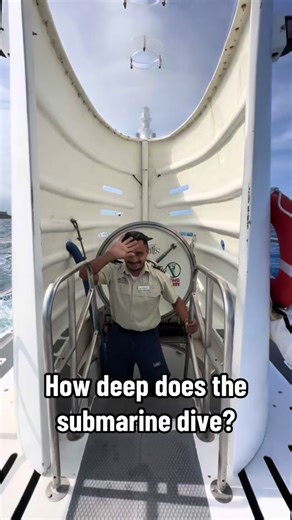 Explore the marine world of #Cozumel at over 100 feet deep in a real #submarine!🤩🪸✨🐠🙌🏼 #SubmarinerosAtlantis #submarino #atlantissubmarinescozumel #mexico #rivieramaya #vacation #experience #fyp #submarineexperience #adventure #unique